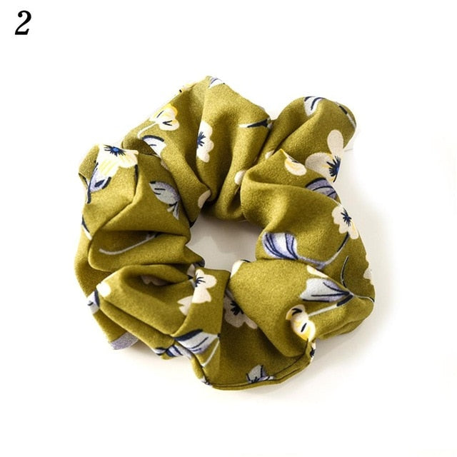 Korean Women Hearwear Girls Hair Tie Striped Lady Scrunchies Ponytail Hair Female Holder Rope Pineapple Print Hair Accessories