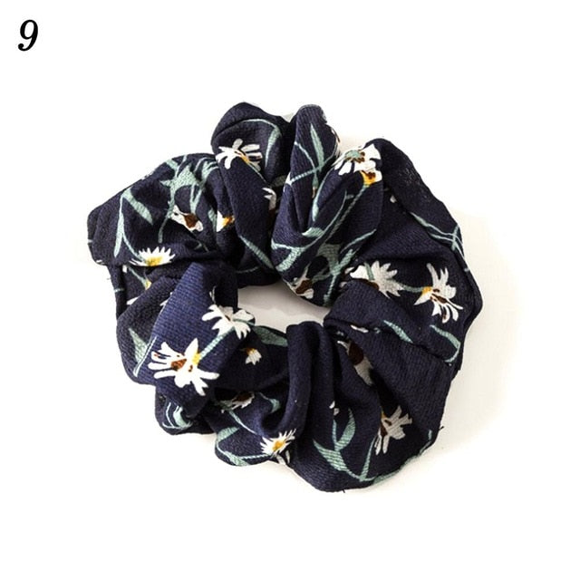 Korean Women Hearwear Girls Hair Tie Striped Lady Scrunchies Ponytail Hair Female Holder Rope Pineapple Print Hair Accessories