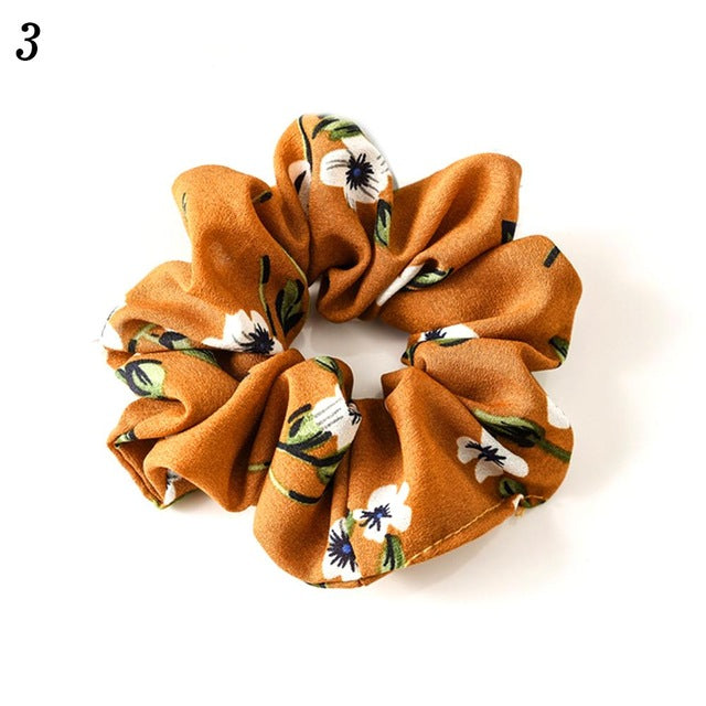 Korean Women Hearwear Girls Hair Tie Striped Lady Scrunchies Ponytail Hair Female Holder Rope Pineapple Print Hair Accessories