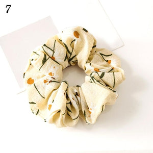 Korean Women Hearwear Girls Hair Tie Striped Lady Scrunchies Ponytail Hair Female Holder Rope Pineapple Print Hair Accessories