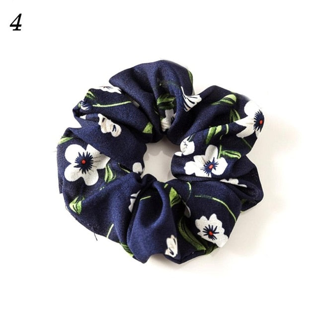 Korean Women Hearwear Girls Hair Tie Striped Lady Scrunchies Ponytail Hair Female Holder Rope Pineapple Print Hair Accessories