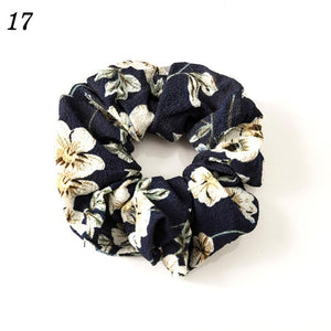 Korean Women Hearwear Girls Hair Tie Striped Lady Scrunchies Ponytail Hair Female Holder Rope Pineapple Print Hair Accessories