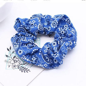 Korean Women Hearwear Girls Hair Tie Striped Lady Scrunchies Ponytail Hair Female Holder Rope Pineapple Print Hair Accessories