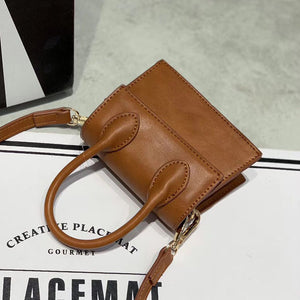 Mini Small Square bag 2019 Fashion New Quality PU Leather Women's Handbag Crocodile pattern Chain Shoulder Messenger Bags