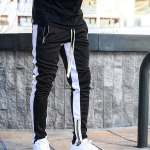 Black Jogger Sweatpants Mens, Black Casual Pants Mens