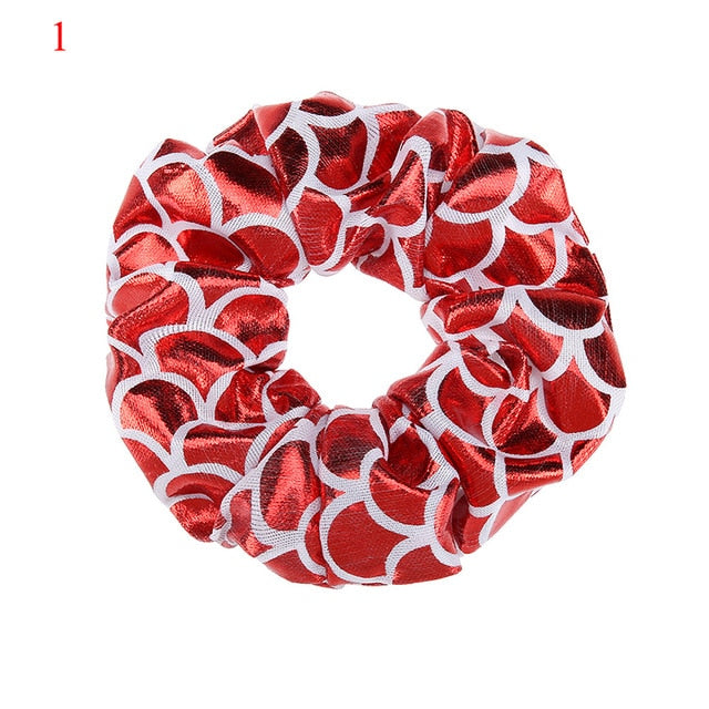 Korean Women Hearwear Girls Hair Tie Striped Lady Scrunchies Ponytail Hair Female Holder Rope Pineapple Print Hair Accessories