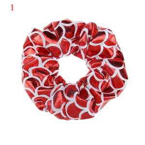 Korean Women Hearwear Girls Hair Tie Striped Lady Scrunchies Ponytail Hair Female Holder Rope Pineapple Print Hair Accessories