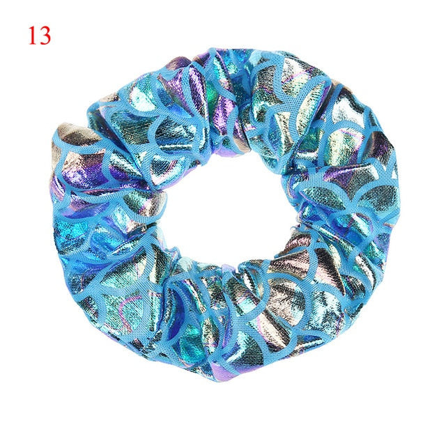 Korean Women Hearwear Girls Hair Tie Striped Lady Scrunchies Ponytail Hair Female Holder Rope Pineapple Print Hair Accessories