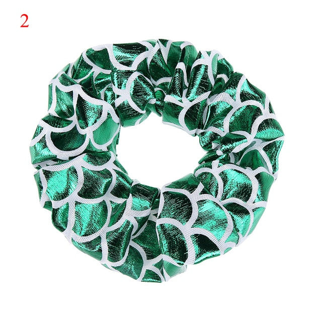 Korean Women Hearwear Girls Hair Tie Striped Lady Scrunchies Ponytail Hair Female Holder Rope Pineapple Print Hair Accessories