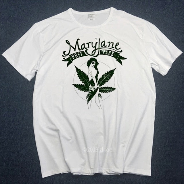 2019 Men tshirts Print Weed 420 it's Time Fashion T-shirt Short Sleeve O-Neck Summer Unisex Casual Fashion White T shirts hiphop