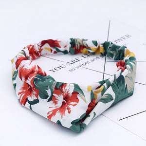 Women Summer Autumn Suede Headband Vintage Cross Knot Elastic Hair Bands Soft Solid Girls Hairband Hair Accessories