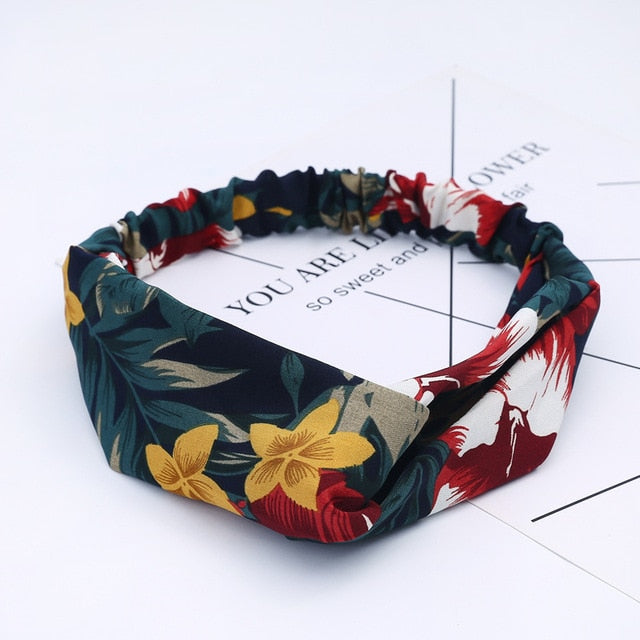 Women Summer Autumn Suede Headband Vintage Cross Knot Elastic Hair Bands Soft Solid Girls Hairband Hair Accessories