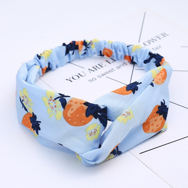 Women Summer Autumn Suede Headband Vintage Cross Knot Elastic Hair Bands Soft Solid Girls Hairband Hair Accessories