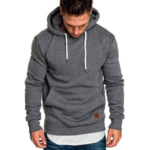 Meihuida Autumn Men Casual  Solid Zip Up Warm Pocket Cotton Breathablity Hoodie Hoodies Sweatshirt Jacket Coat Top Tops