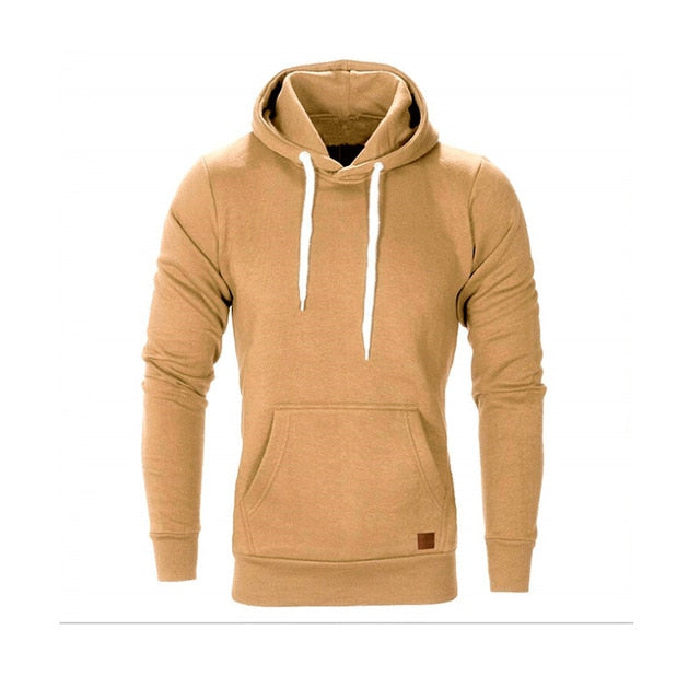 Meihuida Autumn Men Casual  Solid Zip Up Warm Pocket Cotton Breathablity Hoodie Hoodies Sweatshirt Jacket Coat Top Tops