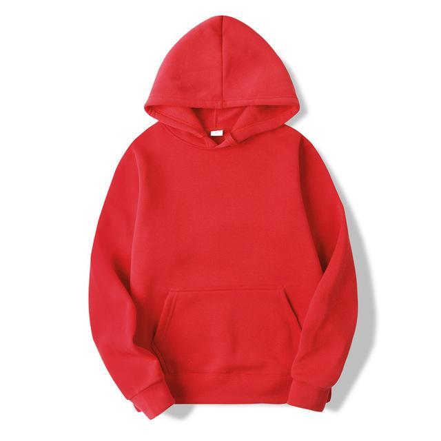 2019 New brand Hoodie Streetwear Hip Hop red Black gray pink Hooded Hoody Mens Hoodies and Sweatshirts Size S-XXXL